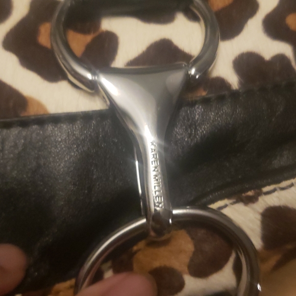 NWoT Karen Millen CalfHair and Leopard Bag - Picture 4 of 8